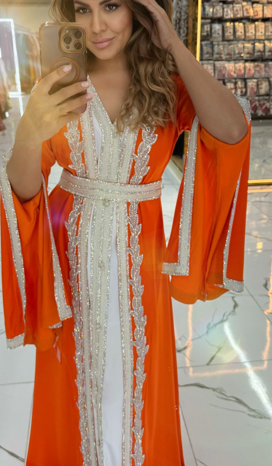 Luxury two piece abaya