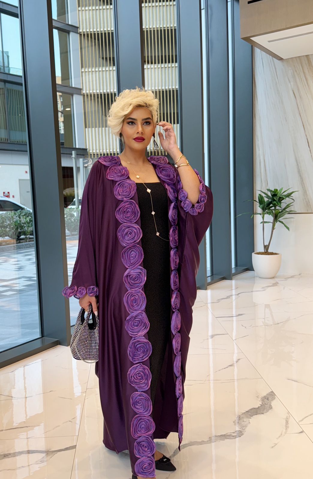 Purple Abaya