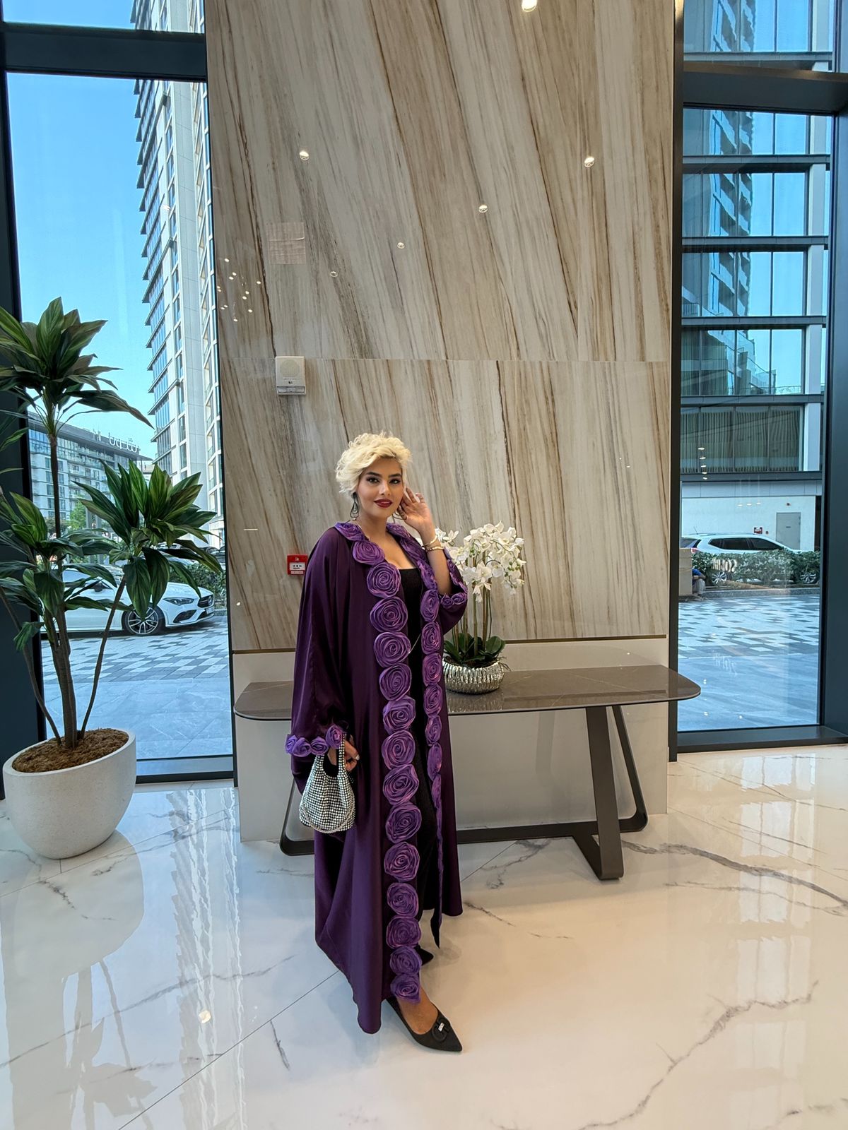 Purple Abaya
