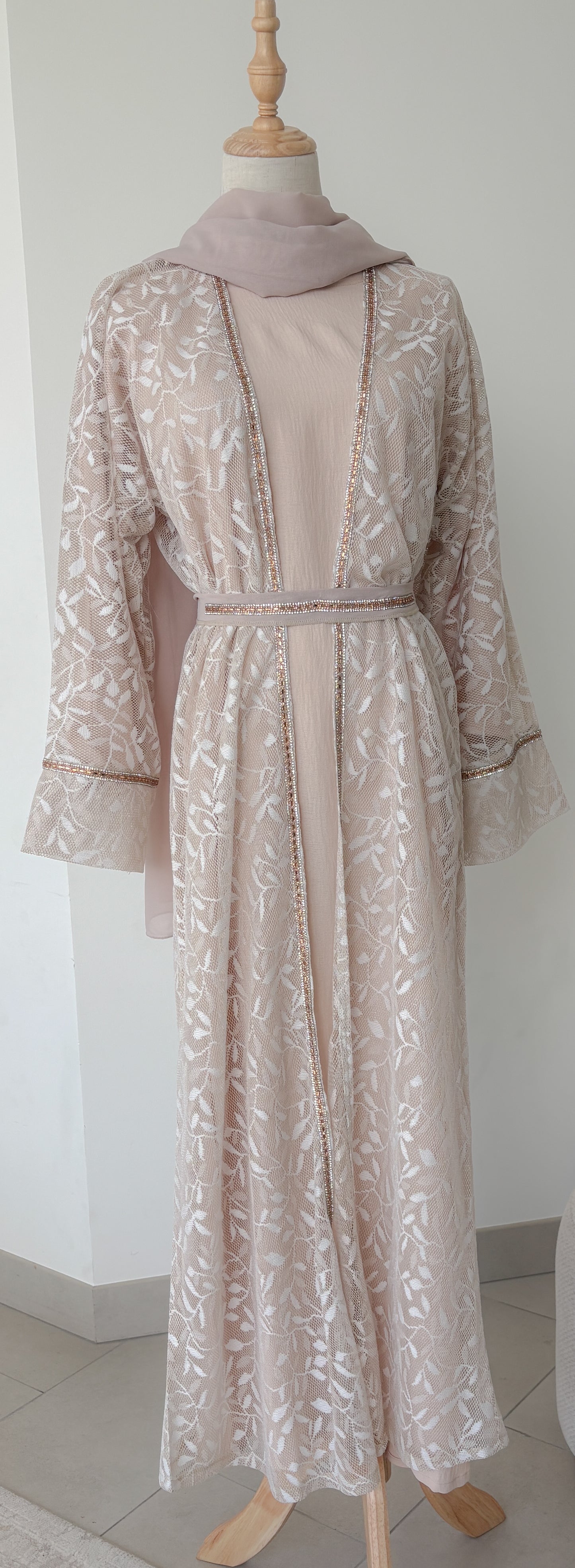 Luxury Splicing Two Pieces Abaya